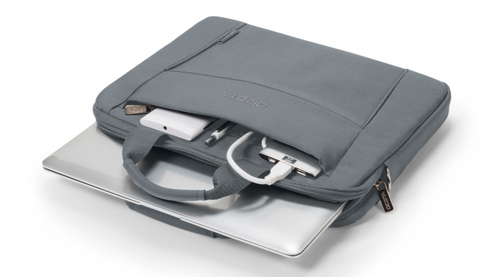 Torba do laptopa DICOTA Eco Slim Case BASE 125 D31301-RPET szara - przód1