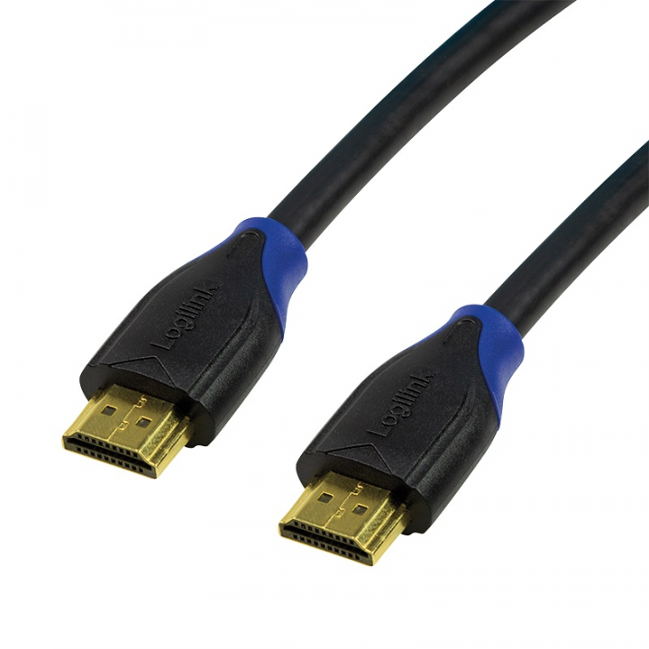 Kabel LogiLink HDMI 2.0 Ultra HD 4Kx2K 3D 15m CH0067 czarny - widok złączy