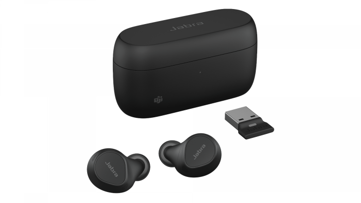 Słuchawki bezprzewodowe Jabra Evolve 2 Buds USB-A MS Wireless Charging Pad