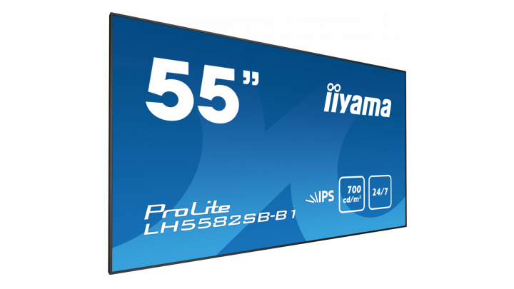 Monitor IIYAMA ProLite LH5582SB-B1 widok frontu lewej strony