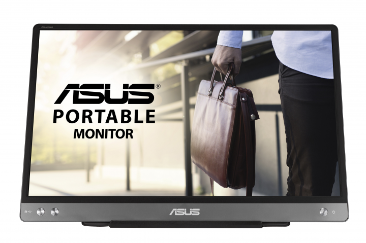 Monitor Asus MB14AC szary - widok frontu