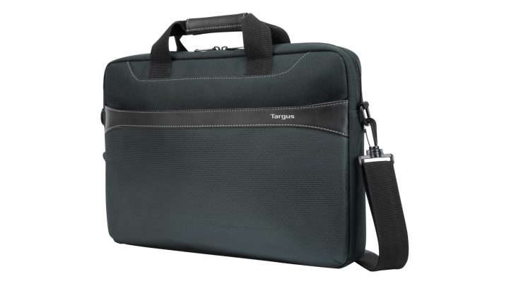 Torba do laptopa Targus Geolite Essential 156 TSS98401GL czarna - przód prawa strona