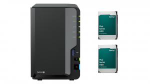 Serwer NAS Synology DS225+ + 2x Dysk HDD HAT3300-4T (2x 4TB)