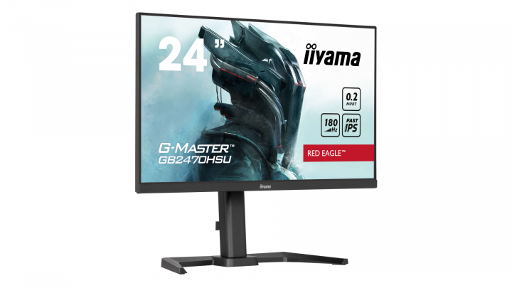 Monitor IIYAMA G-Master GB2470HSU-B6 - widok frontu 3