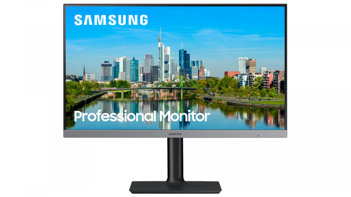 Monitor Samsung LF24T650FYRXEN - widok frontu
