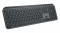 Klawiatura bezprzewodowa Logitech MX Keys Illuminated czarna 920-009415 - widok z góry lewej strony