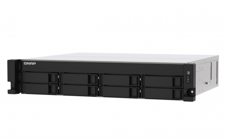 Serwer NAS QNAP TS-853DU-RP - widok frontu prawej strony