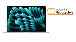 Laptop dla Nauczyciela Apple MacBook Air 15 MC6J4ZE/A M4 15,3" 24GB 512SSD Int MacOS Srebrny