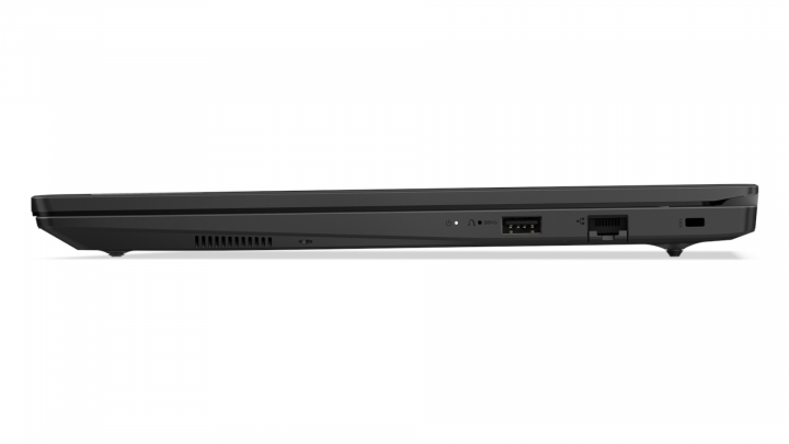 Laptop Lenovo V15 Gen 5 W11Pro czarny porty z lewej