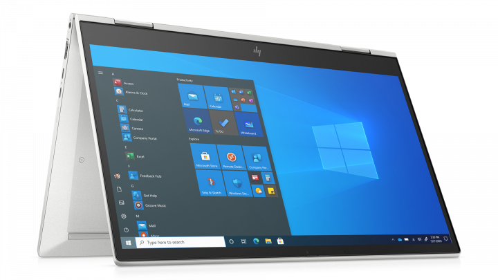 Laptop HP EliteBook x360 830 G8 - tryb namiot