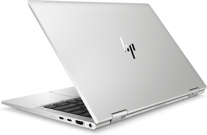 Laptop HP Elitebook x360 830 G7 srebrny - widok klapy prawej strony