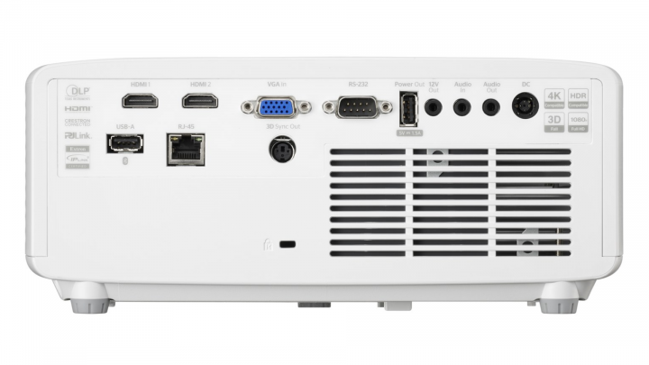 Projektor Optoma ZH401e E3P7PK1E117 tył