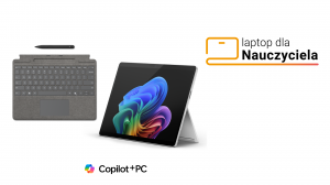 Laptop dla Nauczyciela Microsoft Surface Pro 11 ZIN-00006 X Elite X1E-78-100 Touch 13" OLED 120Hz 16GB 512SSD Adreno W11Pro Platynowy + Etui z klawiaturą i rysikiem 