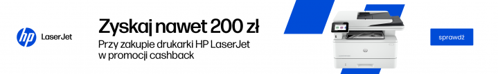 Zyskaj nawet 200 zł - Przy zakupie drukarki HP LaserJet w promocji cashback 4