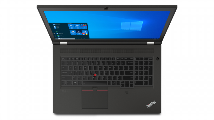 Mobilna stacja robocza Lenovo ThinkPad P17 G2 W10P-widok z góry