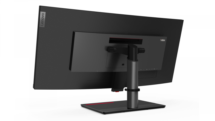 ThinkVision P40w-20 62DDGAT6EU webcam -widok z tyłu lewej strony