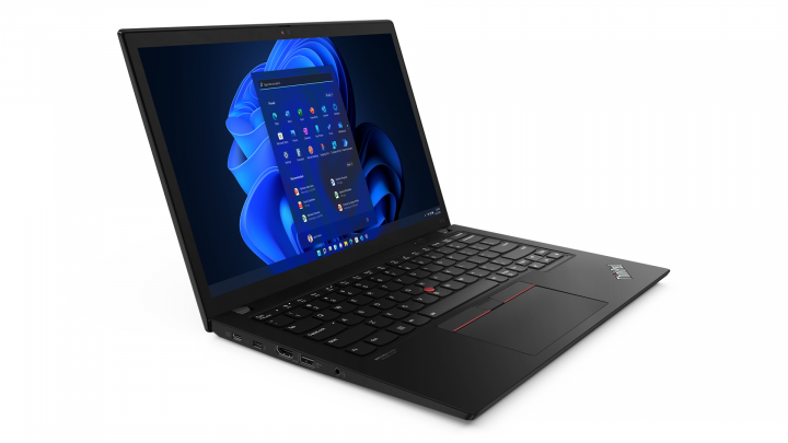 ThinkPad X13 G3 W11P - widok frontu lewej strony