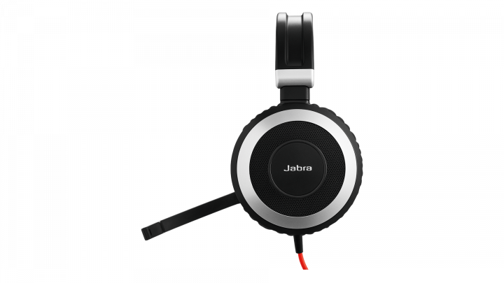 Zestaw słuchawkowy Jabra Evolve 80 czarny - widok prawej strony