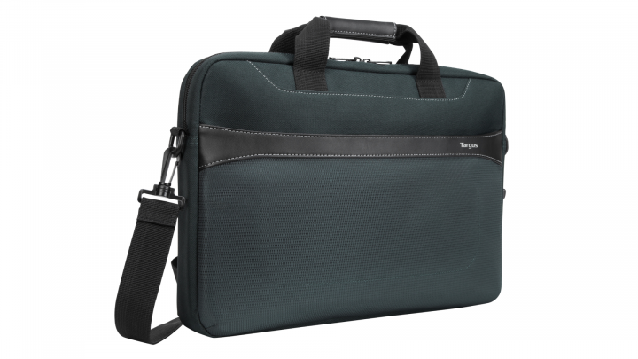 Torba do laptopa Targus Geolite Essential 156 TSS98401GL czarna - przód lewa strona