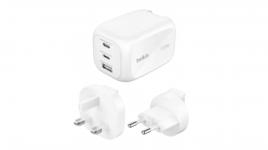 Ładowarka sieciowa Belkin 100W GaN 2x USB-C biała - WCH016hqWH