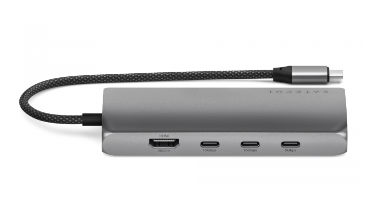 Adapter Satechi USB-C Multiport Adapter 8K gwiezdna szarość- ST-P8KEM 3