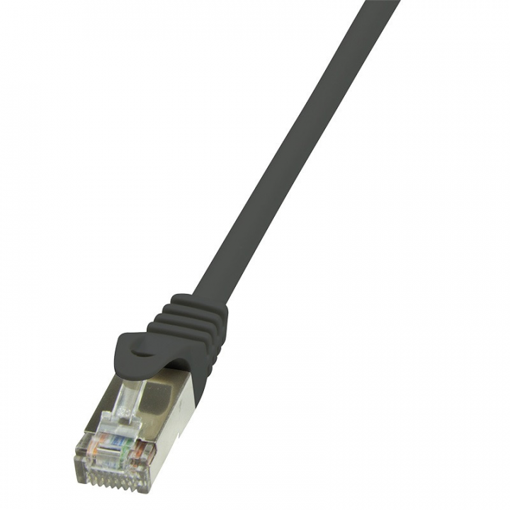 Patchcord LogiLink CAT 5e FUTP 1m czarny CP1033S
