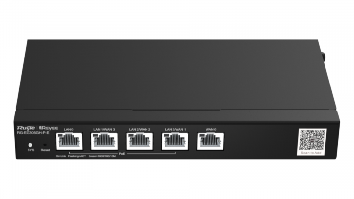 Router Ruijie Reyee RG-EG305GH-P-E 5-port GE PoE+ 60W