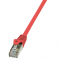 Patchcord LogiLink CAT 5e FUTP 0,5m czerwony CP1024S
