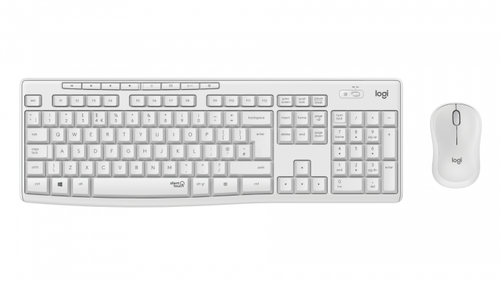 Zestaw bezprzewodowy Logitech MK295 SILENT WIRELESS klawiatura + mysz biały 920-009823