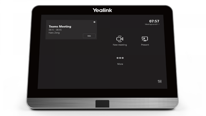 Tablet sterujący Yealink MTouch II - widok frontu