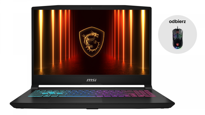 Laptop MSI Katana 15 HX B14W - mysz