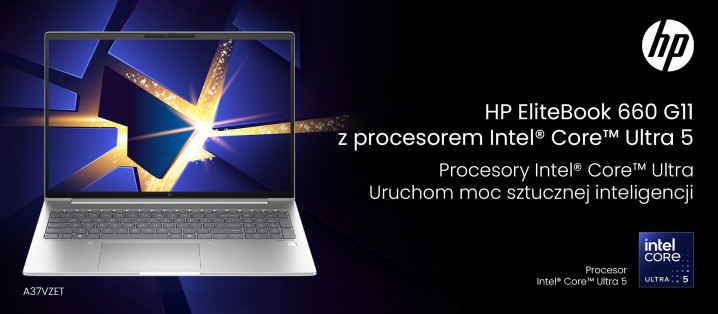 HP EliteBook 660 G11 A37VZET z procesorem Intel® Core™ Ultra 5 135U 2