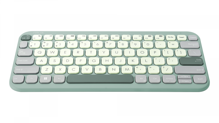 Klawiatura bezprzewodowa ASUS Marshmallow KW100 90XB0880-BKB050 szałwiowa 2
