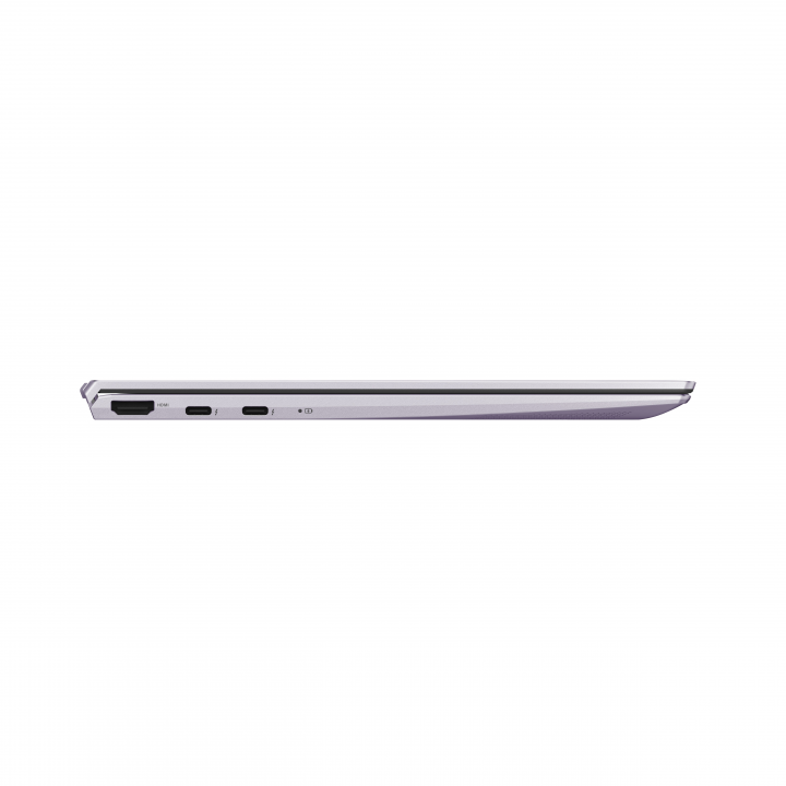 Laptop Asus Zenbook BX325 Lilac Mist - widok lewej strony