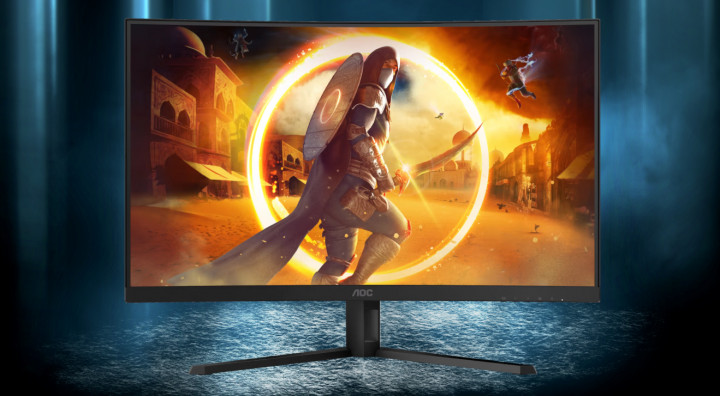 Monitor AOC CQ32G4VE Curved 31.5 QHD VA 180Hz front