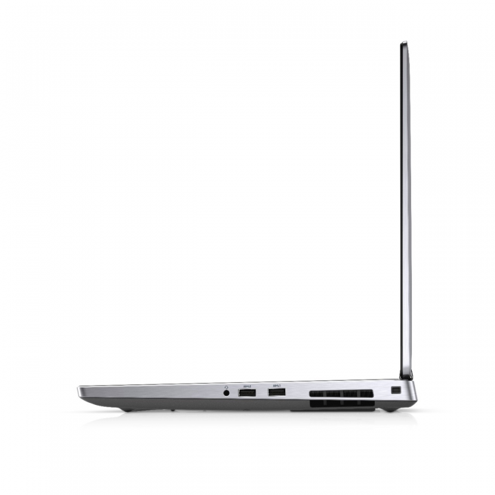 Mobilna stacja robocza Dell Precision 7540 srebrny - widok prawej strony