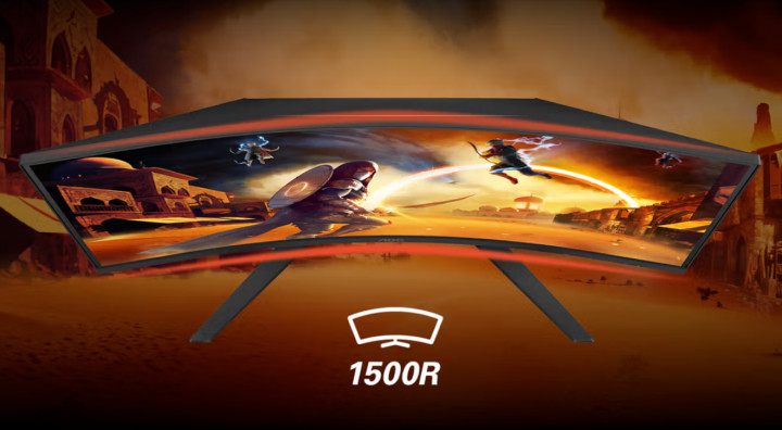 Monitor AOC CQ32G4VE Curved 31.5 QHD VA 180Hz zakrzywienie