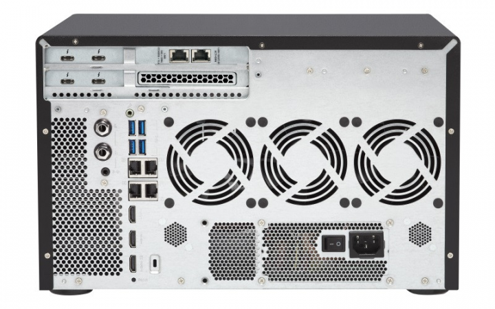 Serwer NAS QNAP TVS-1282T3-i7-32G - widok tyłu