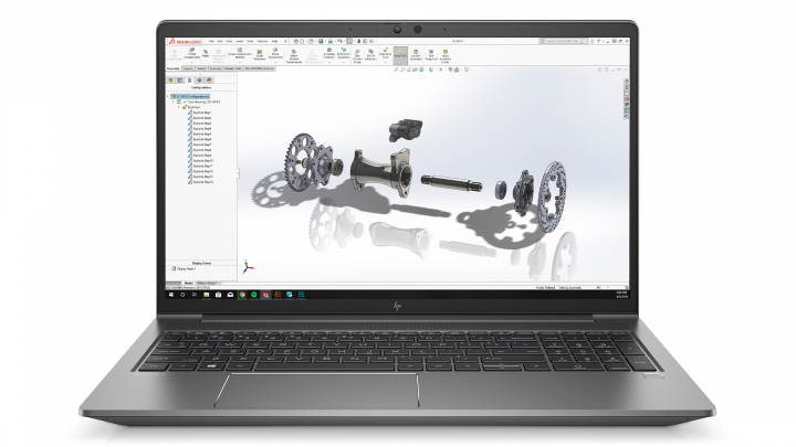 Mobilna stacja robocza HP ZBook Power G7 widok frontu2