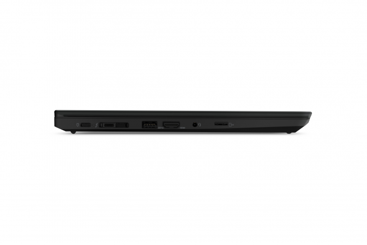 Laptop Lenovo ThinkPad T490 czarny - widok lewej strony