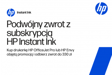 Kup drukarkę HP OfficeJet Pro lub HP Envy objętą promocją i odbierz zwrot do 330 zł