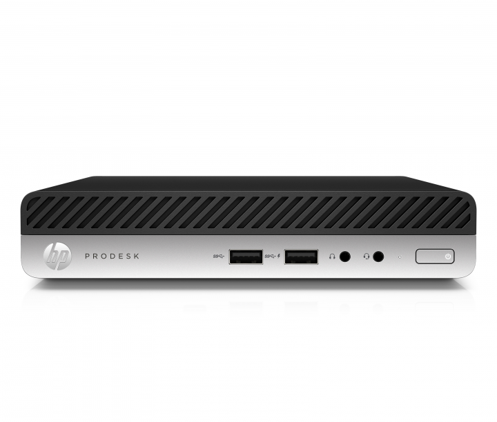Komputer HP ProDesk 405 G4 Tiny - widok frontu strony