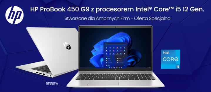 HP EliteBook 450 G9 Bloczek LP Top Baner