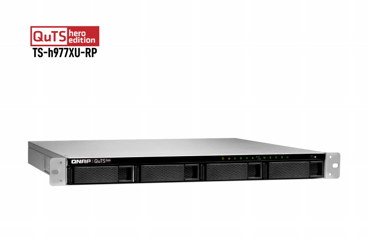 Serwer NAS QNAP TS-h977XU-RP - widok frontu lewej strony
