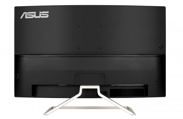 Monitor Asus VA326HR czarny - widok z tyłu