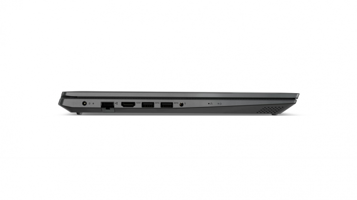 Laptop Lenovo Essential V155-15API szary - widok lewej strony