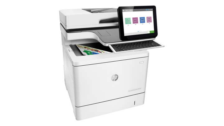 Color LaserJet Enterprise Flow M578c przód prawo