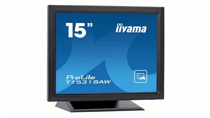 IIYAMA ProLite T1531SAW-B5 - widok frontu lewej strony