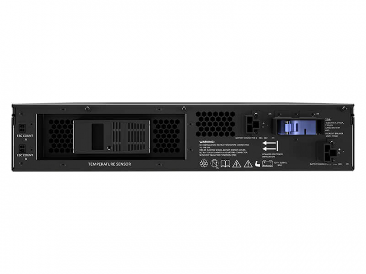 Bateria zewnętrzna Vertiv GXT5-EBC72VRT2U - widok tyłu