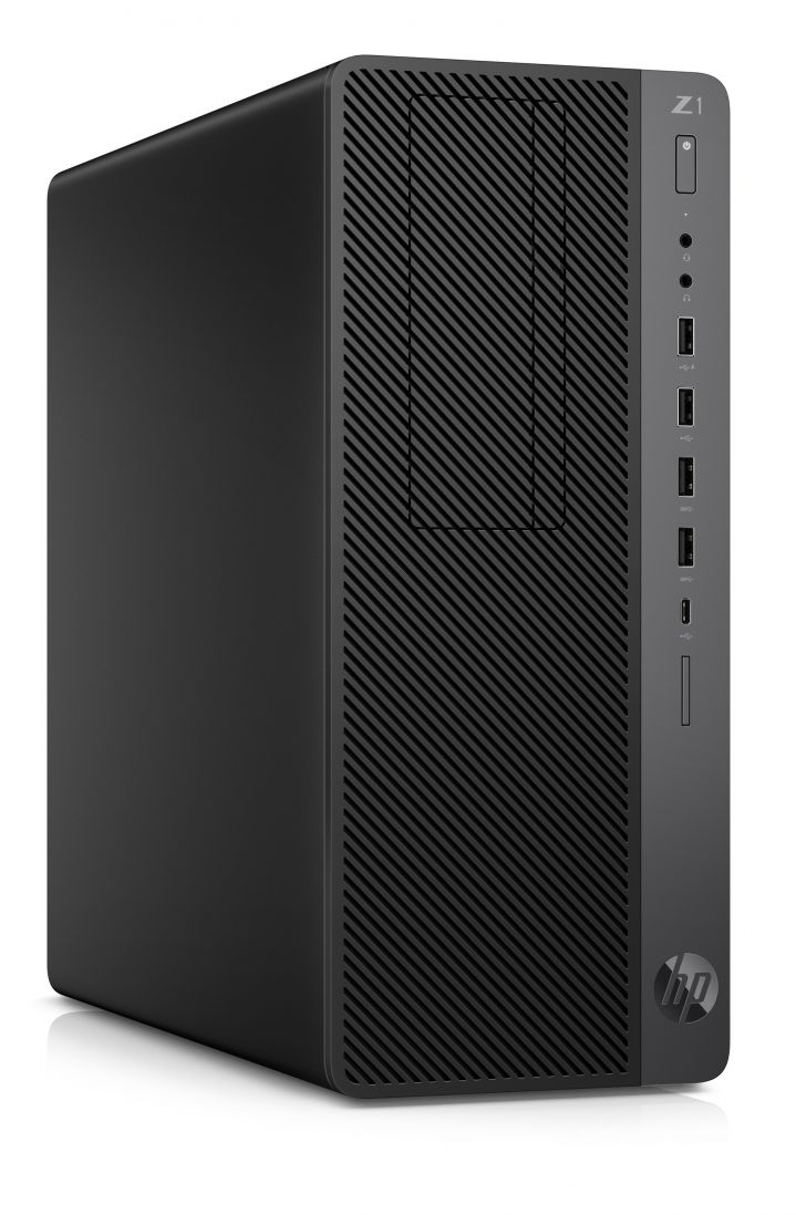 Stacja robocza HP Z1 G5 Tower - widok frontu lewej strony